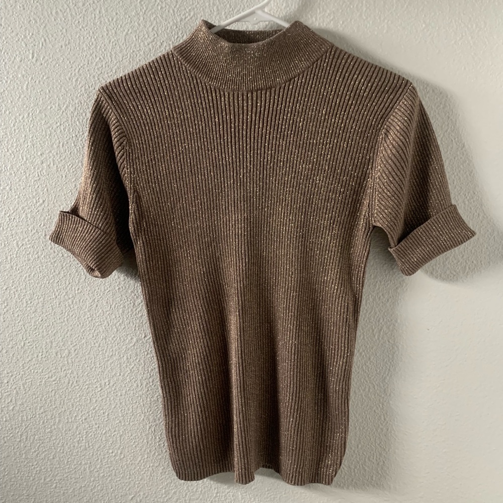 Saks Fifth Avenue - Folio Collection- Sparkling Sweater Top - Size L